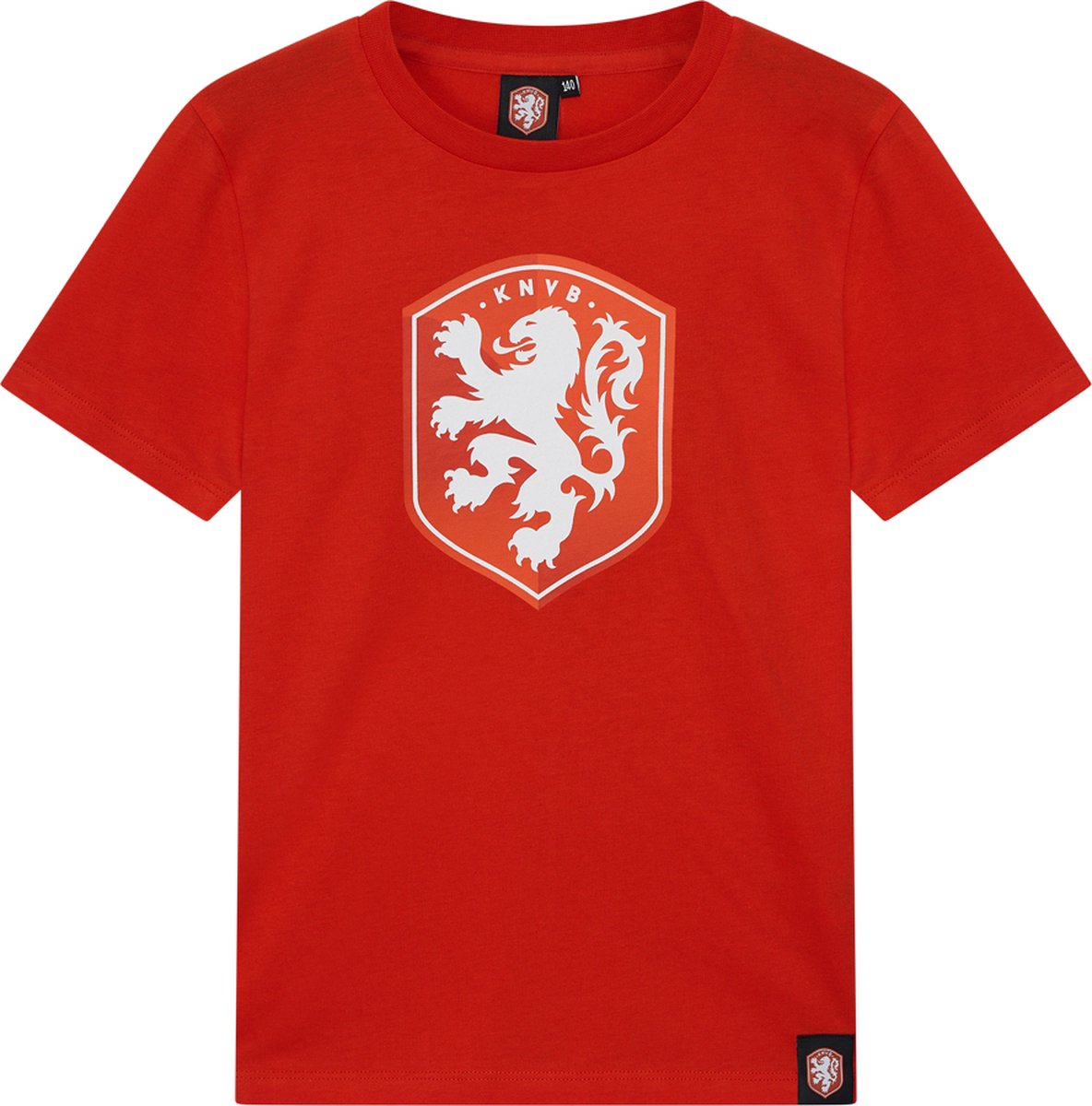 KNVB T-shirt big logo oranje kids - 164 - maat 164