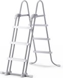 Intex Deluxe Pool Ladder - met verschuifbare treden - 91 cm/107 cm wandhoogte