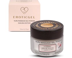 NURU Massage Poedermassagegel Sakura 40g