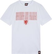 KNVB T-shirt Nothing like Oranje - Wit - maat XL - maat XL