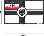 101 Inc Embleem 3D Pvc Duitse Empire Vlag Wit  11110