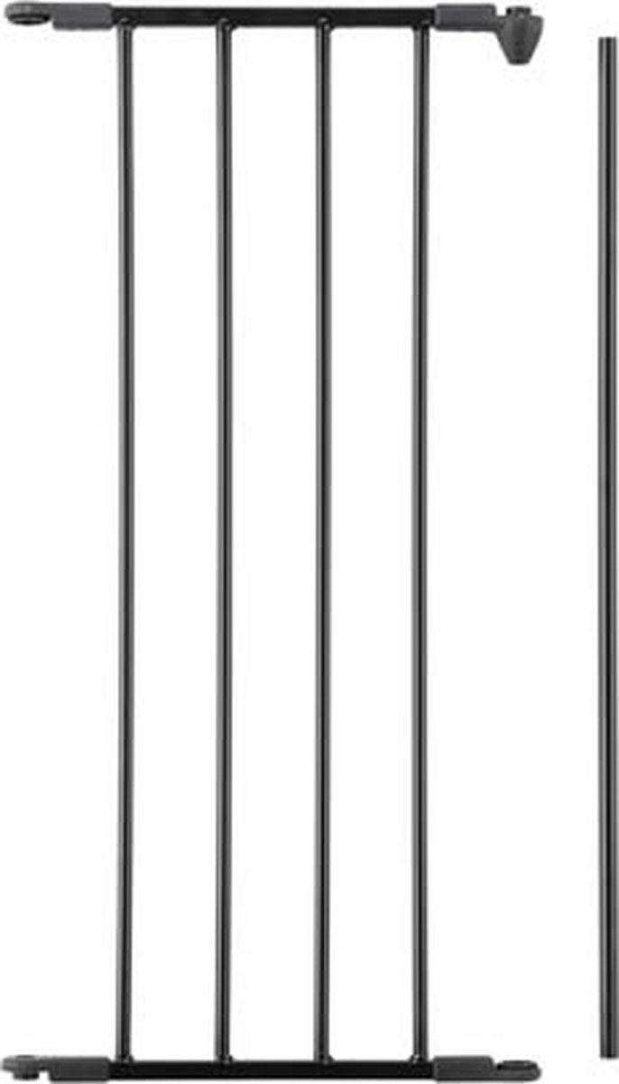 Babydan Flex 33 Cm Uitbreiding - Verlengstuk - Zwart