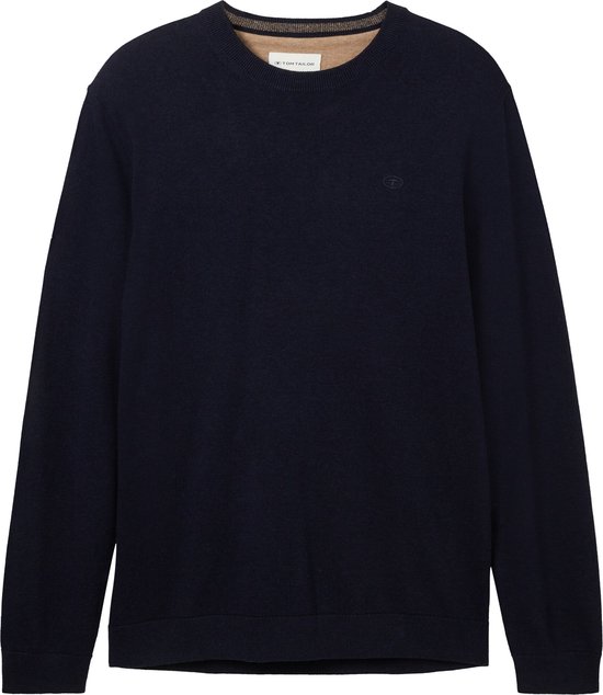 TOM TAILOR basic crewneck Heren Trui