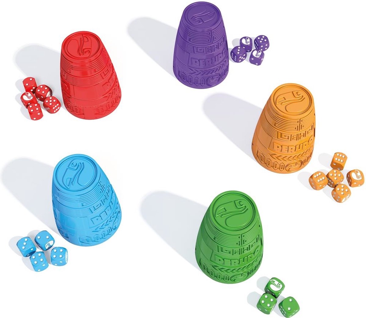 Perudo – Spannend Dobbelsteen Blufspel | Gezelschapsspel voor 2-6 Spelers | Vanaf 8 Jaar | Liar’s Dice Variant — afbeelding 2