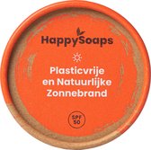 HappySoaps Minerale Zonnebrand SPF 50 Soothing Citrus - Zeer Hoge UVA en UVB Bescherming - Geschikt Voor Kinderen - 100% Plasticvrij, Vegan & Natuurlijk - 50gr