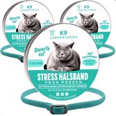 Antistress halsband kat Turquoise - 3 stuks - Anti stress middel voor katten - Met feromonen - Alternatief voor Feliway verdamper