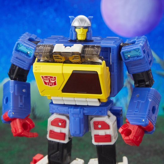 Transformers Generations Legacy Evolution Voyager Class figurine articulée Twincast et Autobot Rewind 18 cm