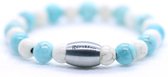 Jongens armband mix turkoois 6mm - Ibizamen KIDS