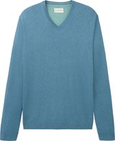 TOM TAILOR basic v-neck knit Heren Trui - Maat XXXL