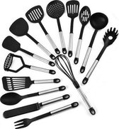 Ensemble de cuisine Batterie de cuisine Ustensiles de cuisine Ensemble de spatules Set de 14 pièces | Ustensiles et Gadgets de cuisine