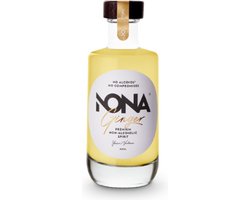 NONA Ginger Alcoholvrije Spirit - 20cl - Alcoholvrij Ginger Distillaat - Botanische Gemberdrank Ginger Spirit Premium Natuurlijk Mixen Bewust Genieten 0% Alcohol - 100% Natuurlijk Laag In Suikers