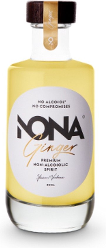 Foto: Nona ginger alcoholvrije gin fles 20cl