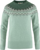 Fjallraven Ovik Knit Sweater Women - Trui - Dames - Groen - Wol - Maat L