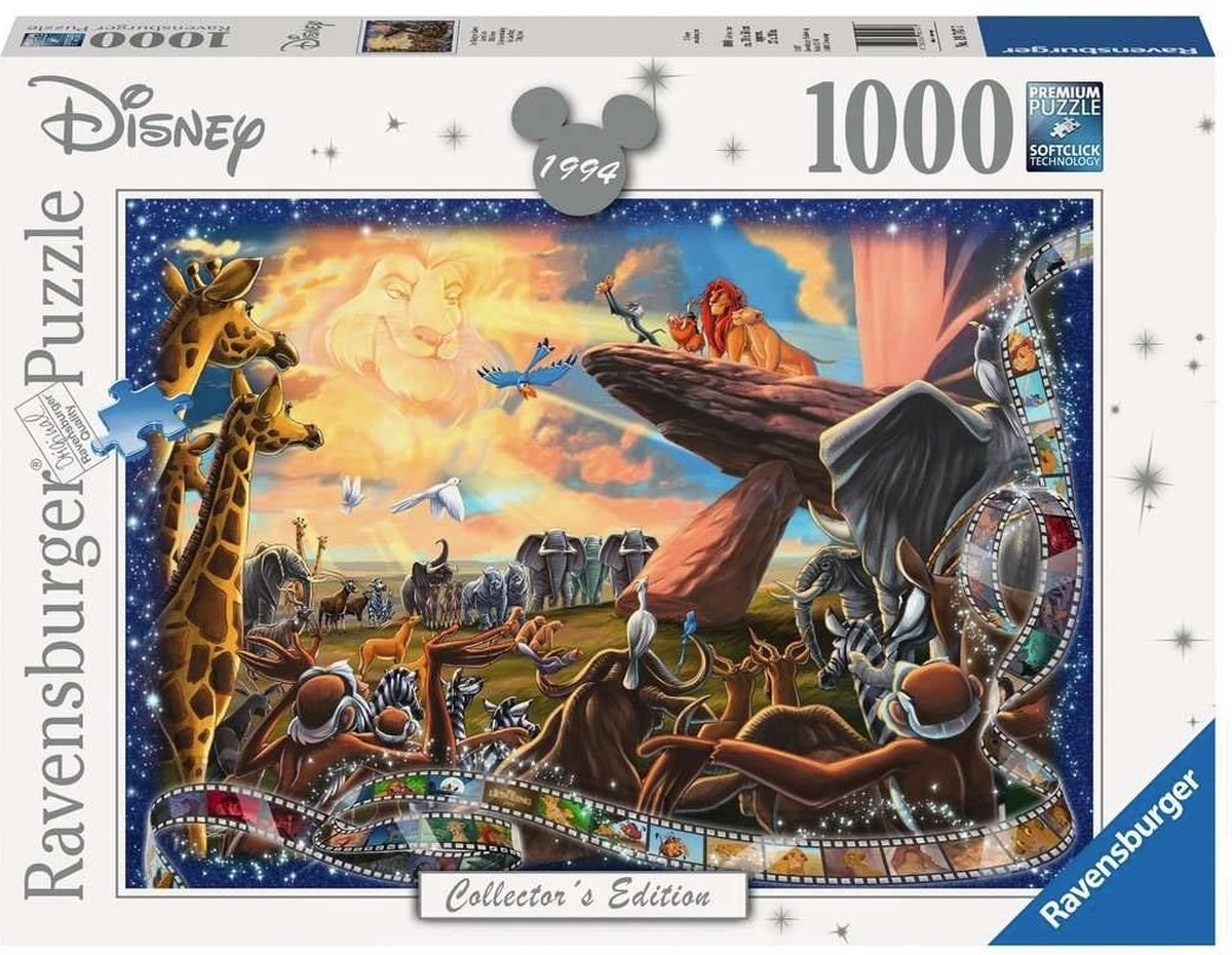 Ravensburger puzzel Disney The Lion King - Legpuzzel - 1000 stukjes - Ravensburger