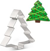 Winkrs | Uitsteekvorm Kerstboom | Bakvorm, cakevorm, koekjes uitstekers, kerst| RVS - 10x9,5CM