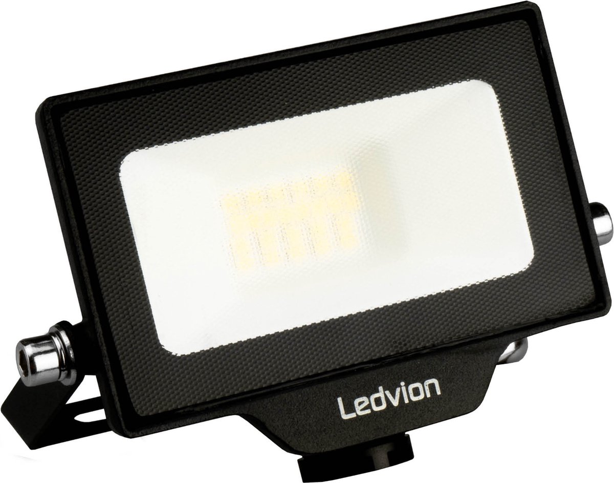 Ledvion Breedstraler Osram, 10W, 1200 Lumen, 6500K, Quick Connector, 5 Jaar garantie, LED, Buitenlamp, Binnen Lamp