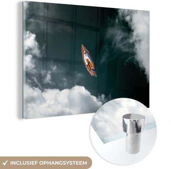 MuchoWow® Glasschilderij 90x60 cm - Schilderij acrylglas - De MuchoWow® Glasschilderij 90x60 cm - Schilderij acrylglas - De