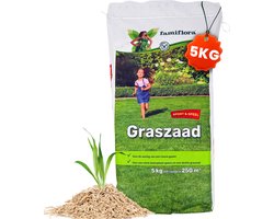 Famiflora graszaad 5kg tot 250m² - Speel & Sport - voor aanleg nieuw gazon