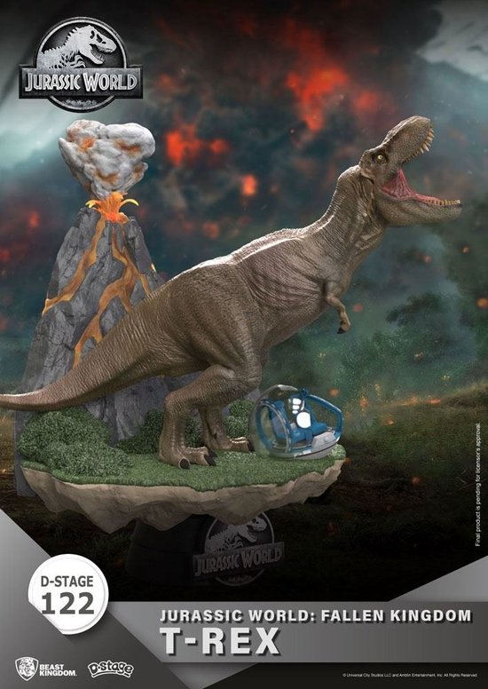 Beast Kingdom - Universal - Diorama-122 - Jurassic World: Fallen Kingdom - T-Rex - 13cm