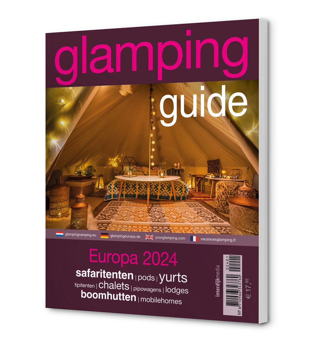 Glamping Guide Europa 2024 - Uitgeverij Interdijk