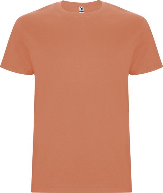 2 Pack T-shirt's unisex met korte mouwen 'Stafford' Greek Orange - M