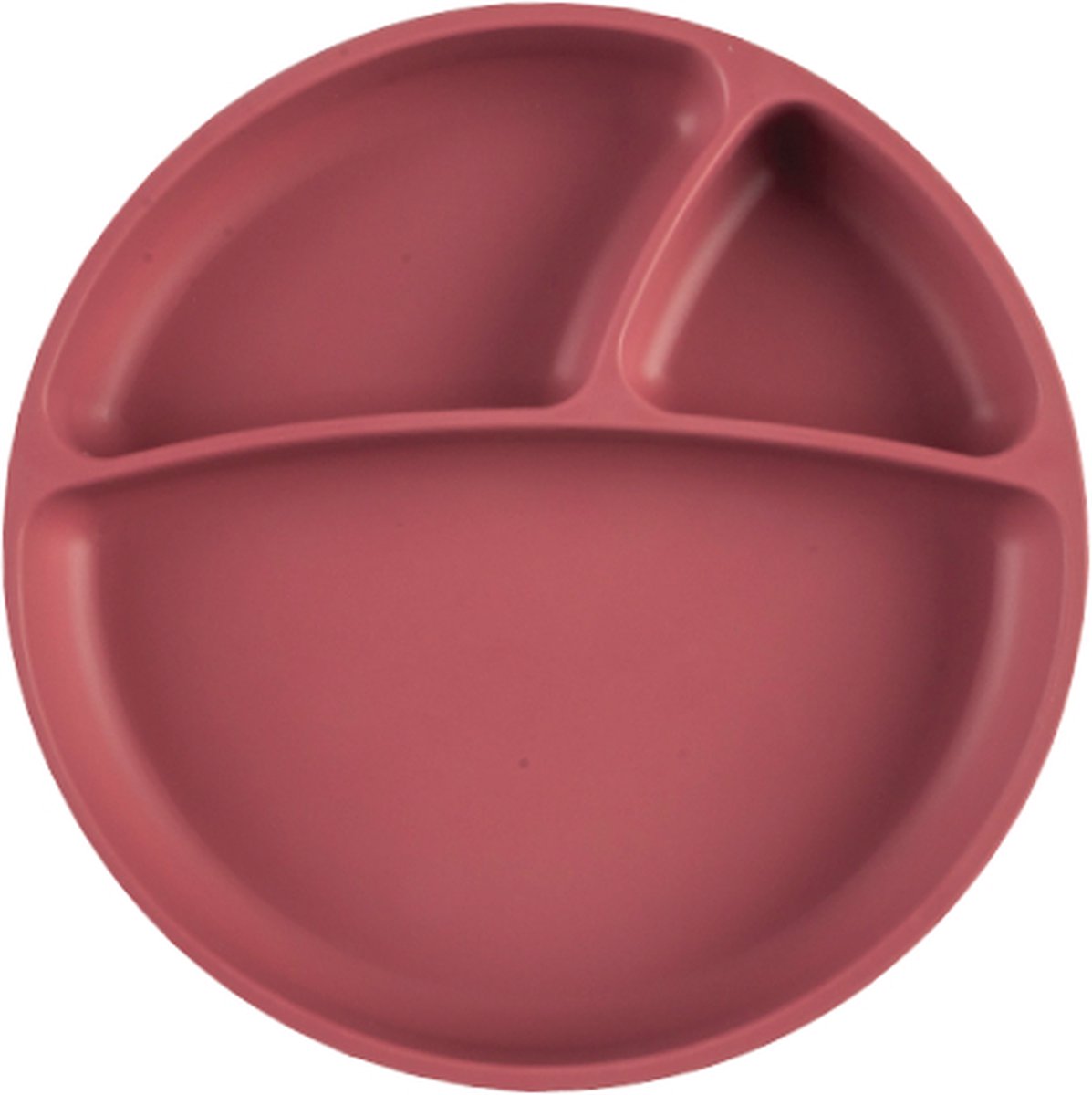 MinikOiOi - Silicone bord met zuignap - Rood