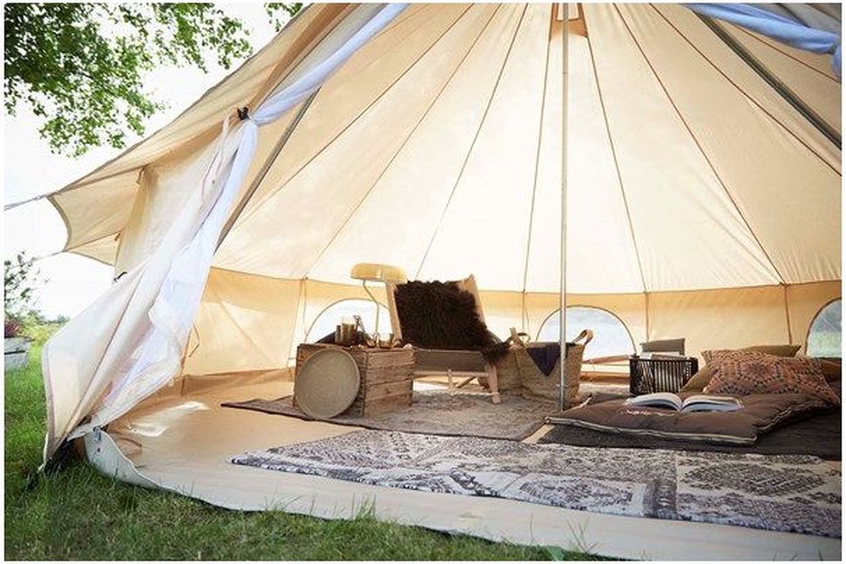 Nordisk Asgard 12.6 m² tent Technical Cotton beige | bol