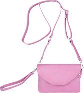 Legend Dames Tas - Clutch - Leer - Fuchsia Roze - Debra