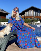 Bohemian Kaftan Dress/Set/Haarband met Pailetten/SIRMAZA