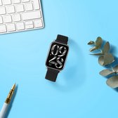 kwmobile nylon bandje voor smartwatch - geschikt voor Xiaomi Mi Band 8 Pro - 15 - 18,5 cm - Polsbandje in zwart