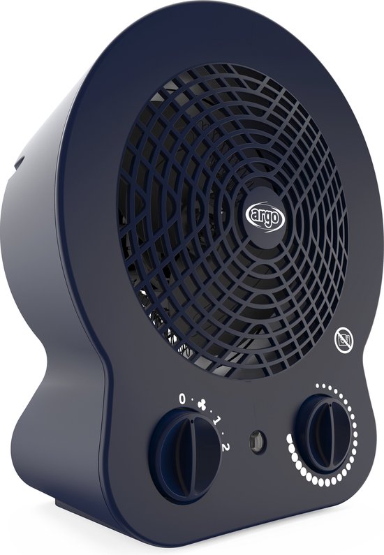 Argoclima Dori Night, Ventilator elektrisch verwarmingstoestel, Binnen, Vloer, night blue, Draaiknop