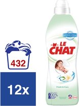 Le Chat - Assouplissant textile - Fresh & Care - 12 x 900ml (432 lavages)