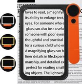 Verbeterde paginagrote vergrootglas met licht, 74 ultraheldere en dimbare LED's in koud/warm, 5x leesloep, licht en groot formaat voor lezen, gelijkmatig verlicht voor slechtzienden en senioren