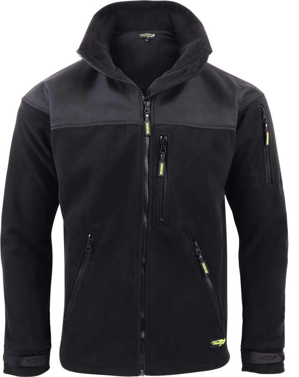 Legendfossil - Fleecejack Visby - Waterafstotend - Anti Pilling - Black Grey - M