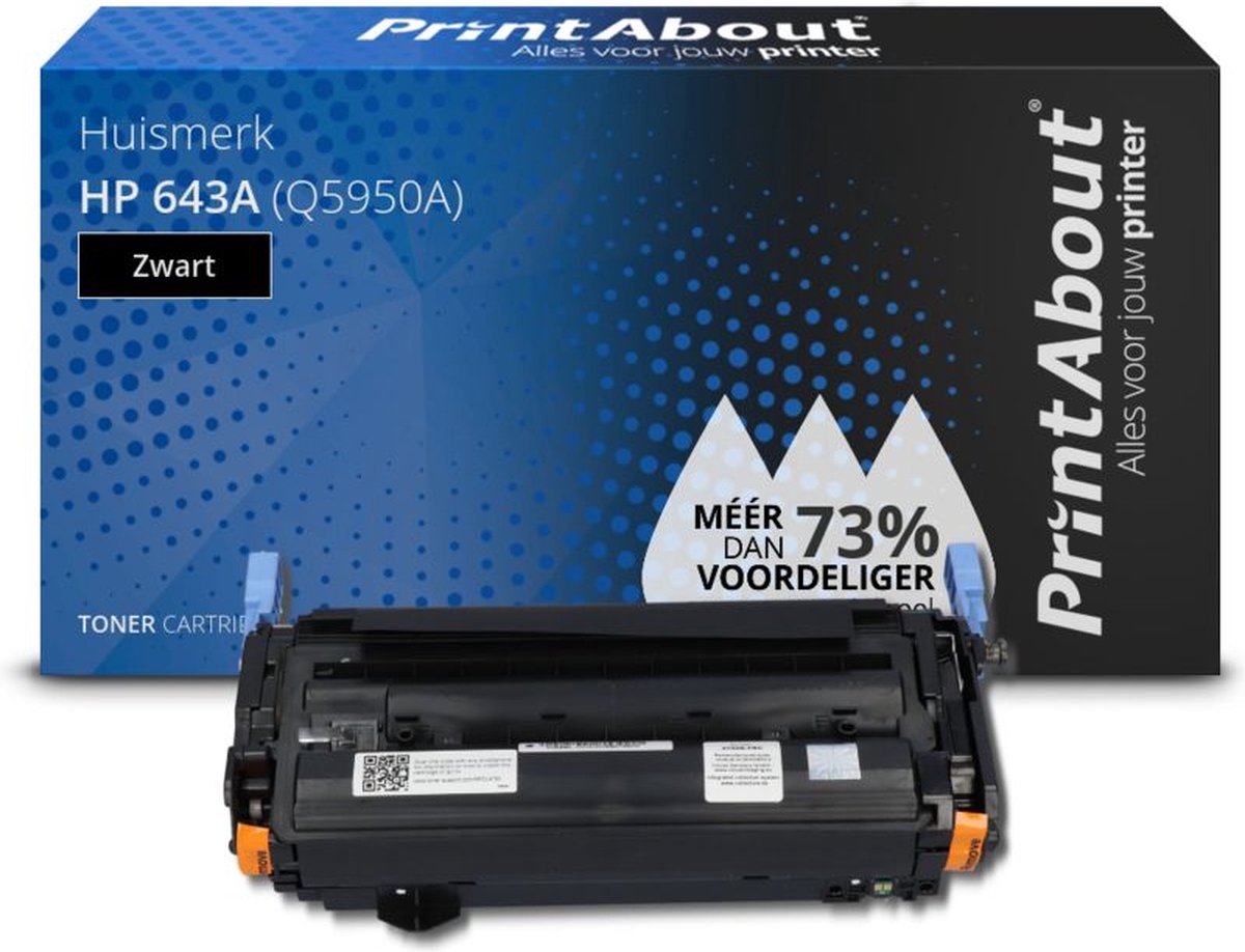 PrintAbout HP 643A (Q5950A) toner zwart