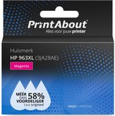 PrintAbout huismerk Inktcartridge 963XL (3JA28AE) Magenta Hoge capaciteit geschikt voor HP