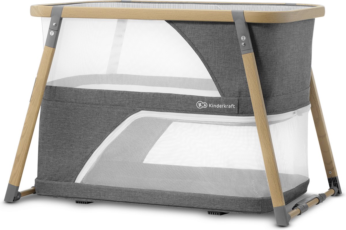 Kinderkraft Sofi 4in1 Wieg - Campingbed - Schommelwieg - Babybox