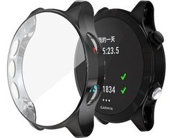 Strap-it TPU case - zacht bescherm hoesje geschikt voor Garmin Forerunner 935 / 945 - zwart