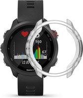 Strap-it TPU case - bescherm hoesje geschikt voor Garmin Forerunner 245 / 570 - 42mm (Music) (transparant)