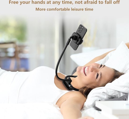 Neck Mount Voor IPhone Android REYGEAK Magnetic Phone Holder, POV Selfie Phone Holder, Handfree Mobile Phone Holder, Chest Strap Neck Mount Video Recording For Mag-Safe IPhone 15 14 13 12 Pro Max