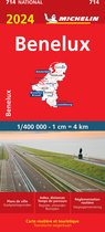Cartes nationales Michelin - Carte routière Michelin 714 Benelux 2024