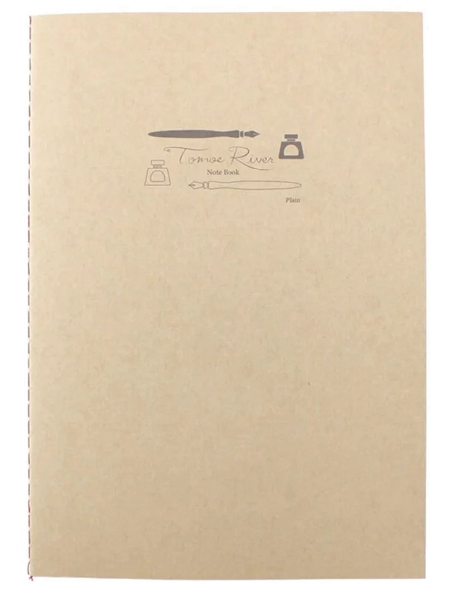 TOMOE RIVER FP Medium Sewing Notebook 52g/ White, 64 Pages, Plain