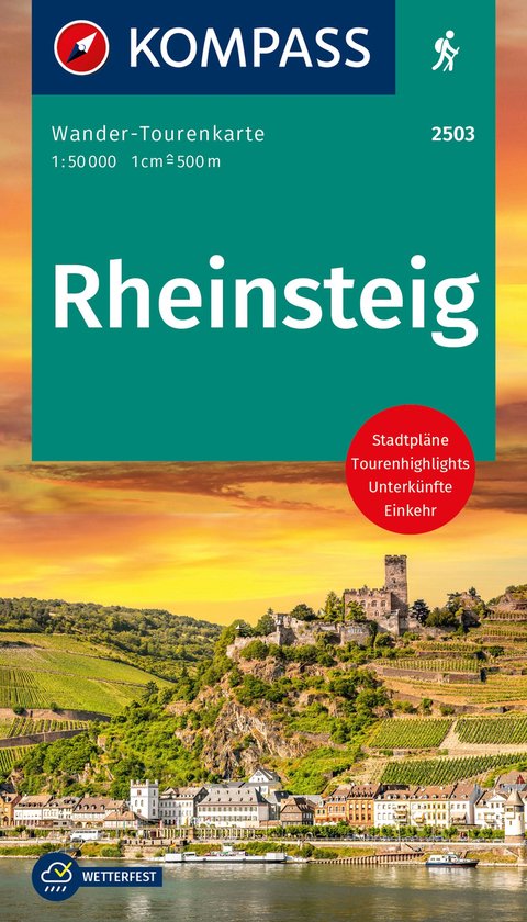Wander-Tourenkarten- Rheinsteig - cover