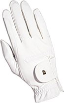 Handschoen Roeck-Grip White - 8.5 | Paardrij handschoenen