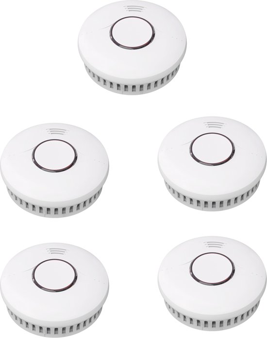 Alecto SMART-SMOKE10 Détecteur de fumée Smart Zigbee - Notification push -  Alarme