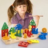 Montessori Speelgoed vanaf 1 jaar, magnetisch visspel, speelgoed vanaf 1 2, 3, 4 jaar, houten kinderspeelgoed, houten speelgoed, voor meisjes en jongens, motoriekspeelgoed