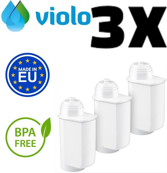3 x filtre à eau VIOLO pour machines à café Jura - remplacement du filtre  Jura Claris
