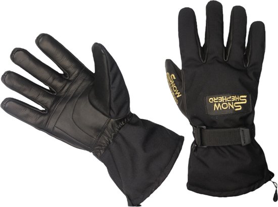 Snowshepherd Gants de ski - Gants de ski en Zwart - Noir - Antidérapants - Gants - Homme - Femme - XL