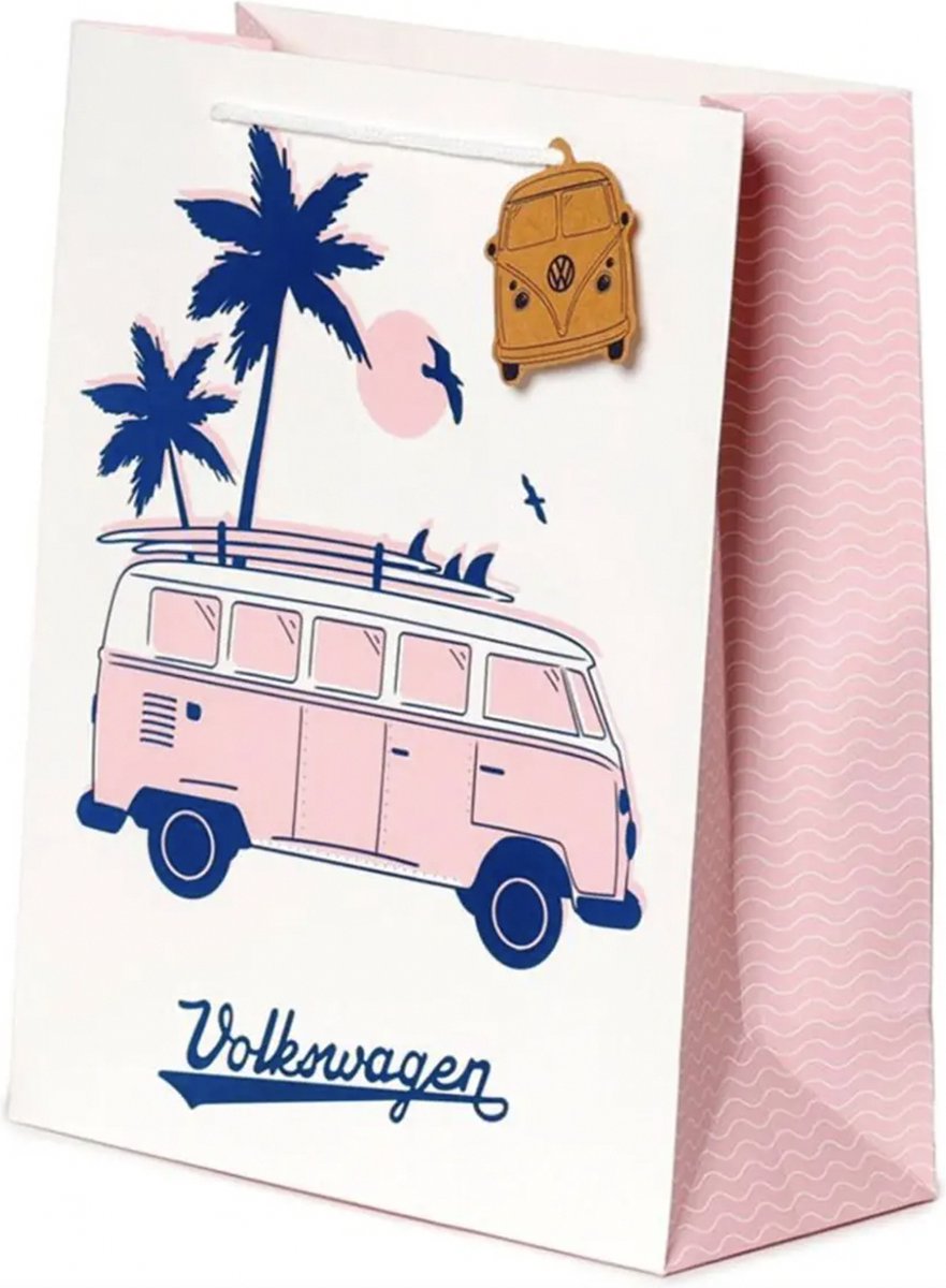 Volkswagen T1 Bulli Explore Cadeautas Groot Roze