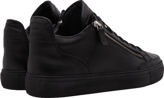 Fermeture éclair mi-haute - Zwart taille 41 | Banal | Baskets pour hommes | Cuir
